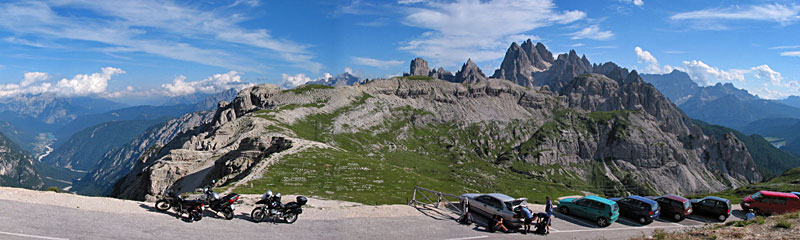 Panorama Sextner Dolomieten