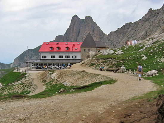 Tierser Alpl Hütte op 2440m