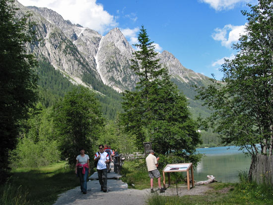 Een natuurleerpad langs de Antholzer See