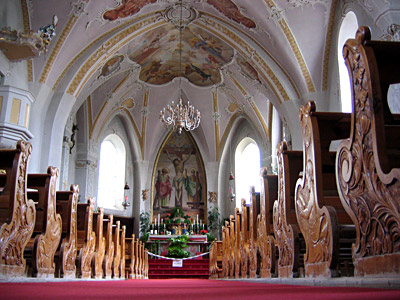 Interieur van de Pfarrkirche