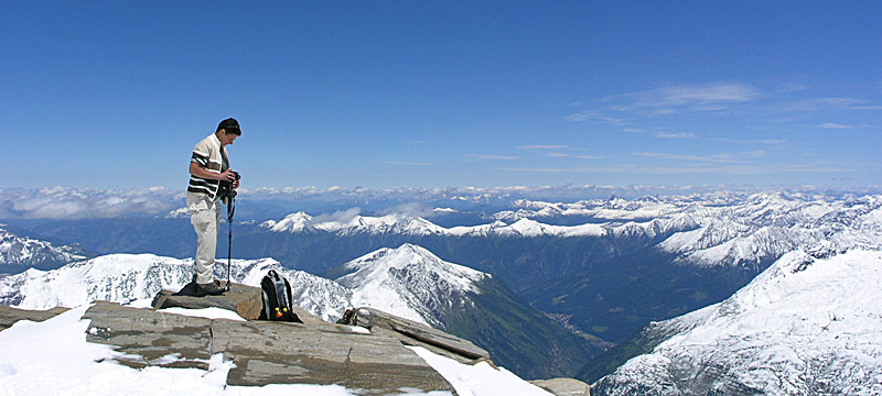 Op het dak van de Oostenrijkse Alpen