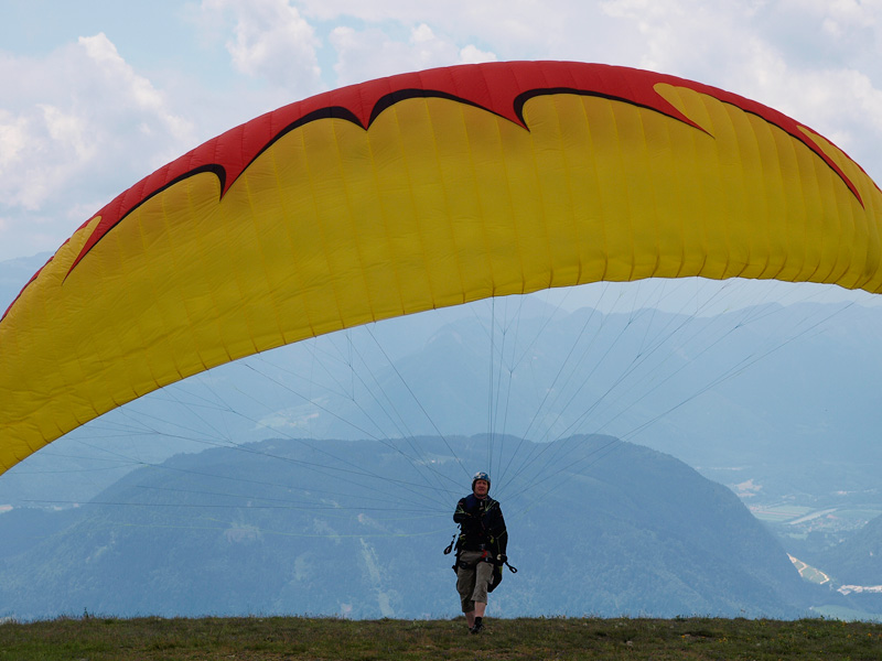 Gerlitzen is een eldorado voor paragliders