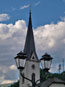 Kerktoren van de Pfarrkirche Mariä Himmelfahrt