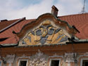 De barokke gevel van het Rathaus in St. Veit an der Glan