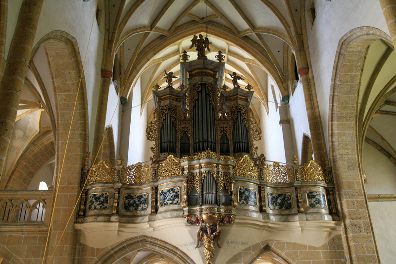 Het orgel in de Wallfahrtskirche Maria Himmelfahrt