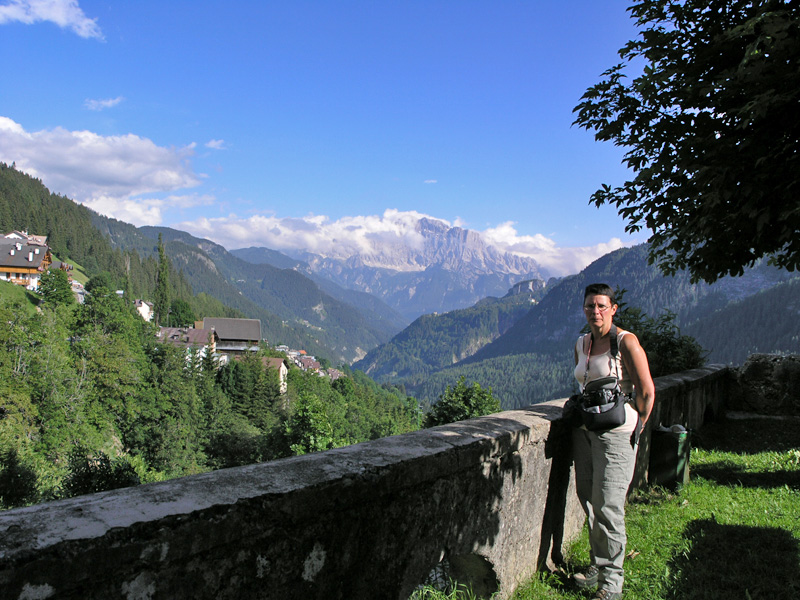 Vanuit Lavinallongo heb je een mooi uitzicht op de Col di Lana
