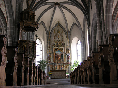 Interieur van de St.-Stephanskirche